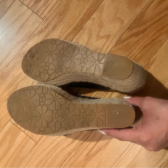 Kate Spade Tropez Wedge 7M Navy Blue - Picture 5 of 6
